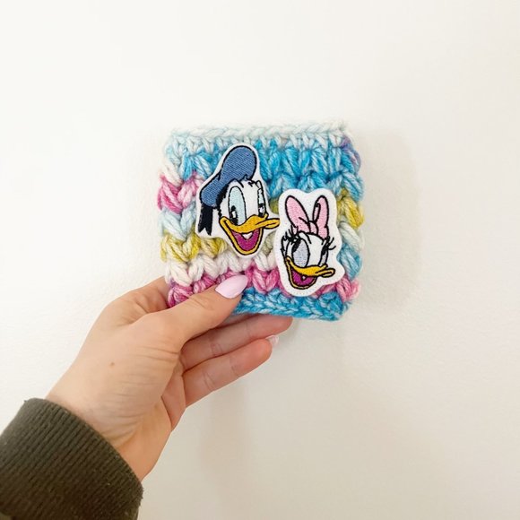 ✨ NWT Disney Donald and Daisy Duck Inspired Cup Cozy | Handmade - Picture 1 of 3